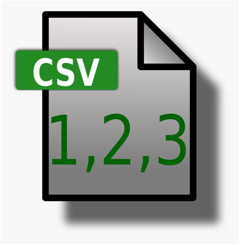 Csv File Clipart, HD Png Download - kindpng