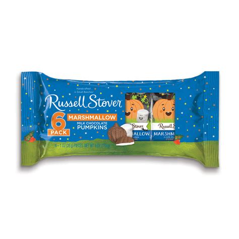 Image for Marshmallow Pumpkins 6-Pack, 1 oz. Bars from Russell Stover ...