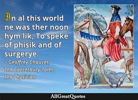 The Canterbury Tales Physician Quotes with Analysis - AllGreatQuotes