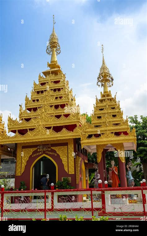 The Arahant Upagutta Shrine at the Burmese Buddhist Temple, Penang, Malaysia Stock Photo - Alamy