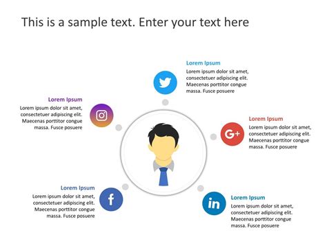 Social Media Marketing PowerPoint Template 9 | Marketing strategy template, Marketing strategy ...