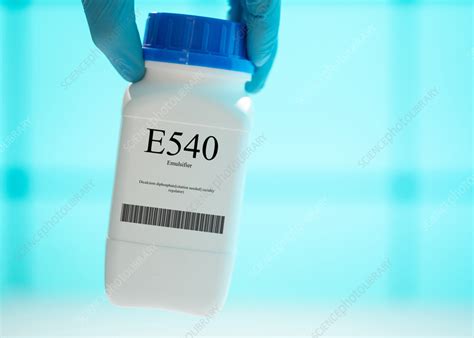 Container of the food additive E540 - Stock Image - F036/8535 - Science ...