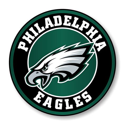 Philadelphia Eagles ROUND Precision Cut Decal / Sticker