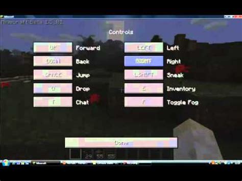 Minecraft - How to change controls - YouTube