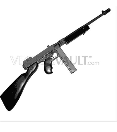 Buy vector machine gun clip art