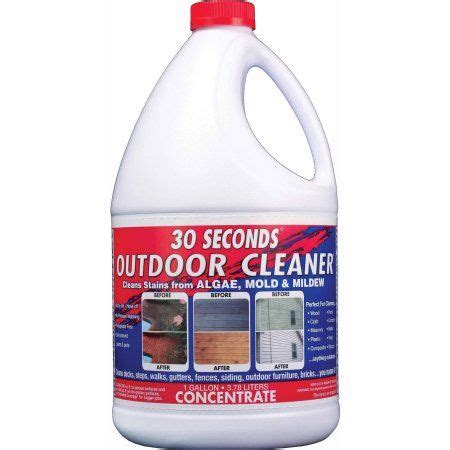 30 SECONDS Outdoor Cleaner for Stains from Algae, Mold and Mildew 1 ...