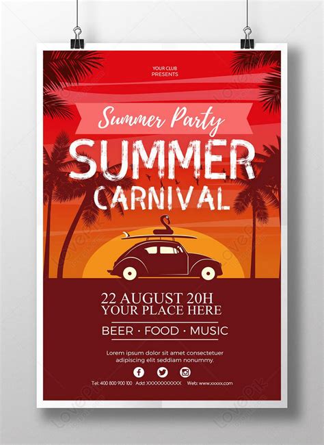 Summer Event Flyer Template
