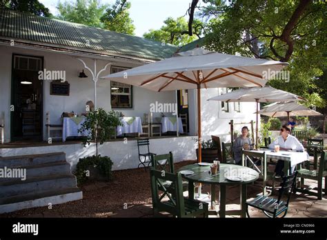 Montebello Cafe Restaurant in Newlands - Western Cape Stock Photo - Alamy