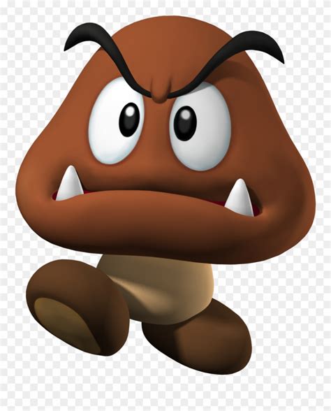 Top 10 Most Important Mario Characters - Mario Goomba Clipart (#81404 ...