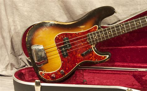 Fender Precision 1960 Sunburst Bass For Sale Andy Baxter Bass & Guitars Ltd