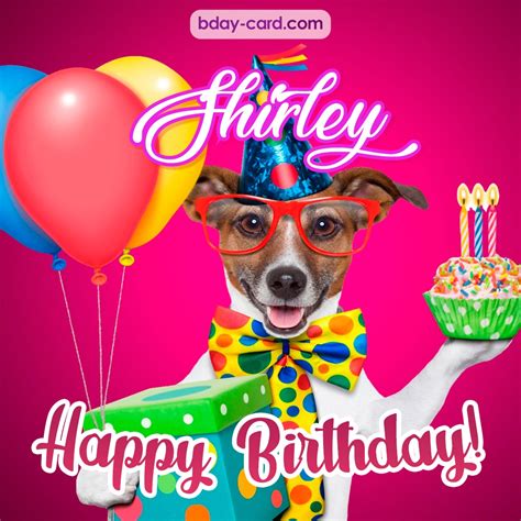 Birthday images for Shirley 💐 — Free happy bday pictures and photos | BDay-card.com