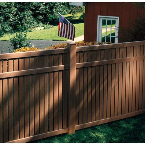 Bufftech Imperial Select Cedar Vinyl Fence Panels | Vinyl fence panels, Vinyl fence, Wood fence ...