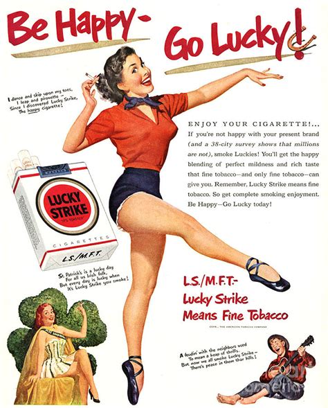 Retro Cigarettes Marketing Ads Lucky Strike #1 Photograph by Action - Fine Art America