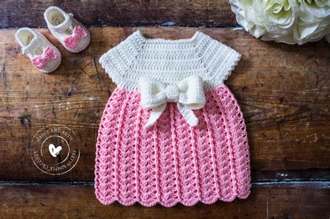 Easy Crochet Baby Dress (A Free Pattern) - Maisie and Ruth