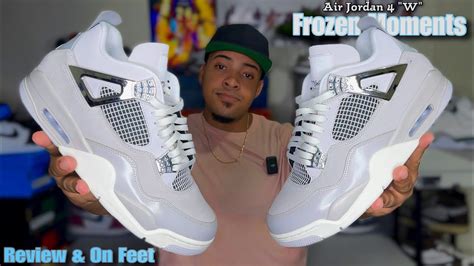 Air Jordan 4 Frozen Moments (W) Review & On Feet - YouTube