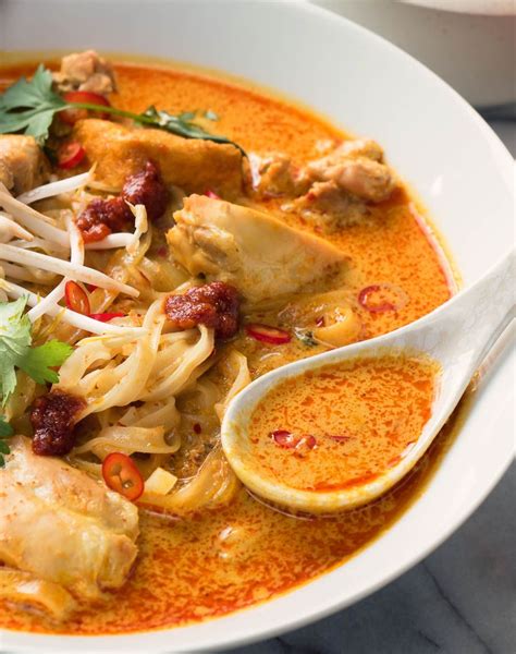 laksa noodle soup - spicy malaysian curry coconut soup - glebe kitchen ...