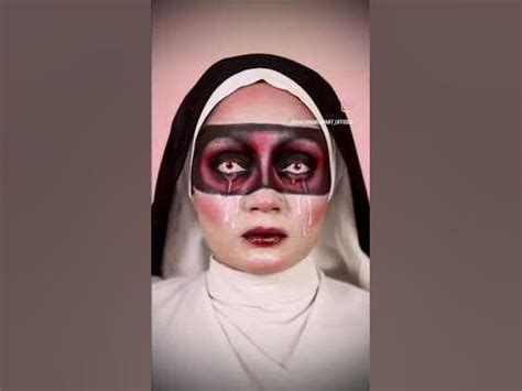 Valak Makeup | The Nun Makeup Tutorial | Demon Nun | Easy Halloween ...