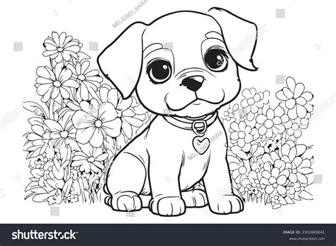 Dog Outline Clipart Royalty-Free Images, Stock Photos & Pictures | Shutterstock