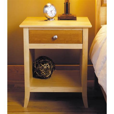 Maple & Cherry Nightstand Woodworking Plan from WOOD Magazine