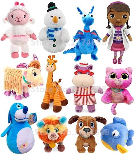 Doc McStuffins Toys Lambie Stuffy Hallie Chilly Boppy Findo Gabby Gira ...