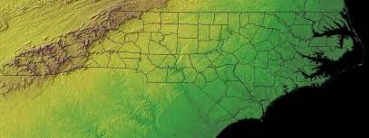 Map of North Carolina (Topography) : Worldofmaps.net - online Maps and ...