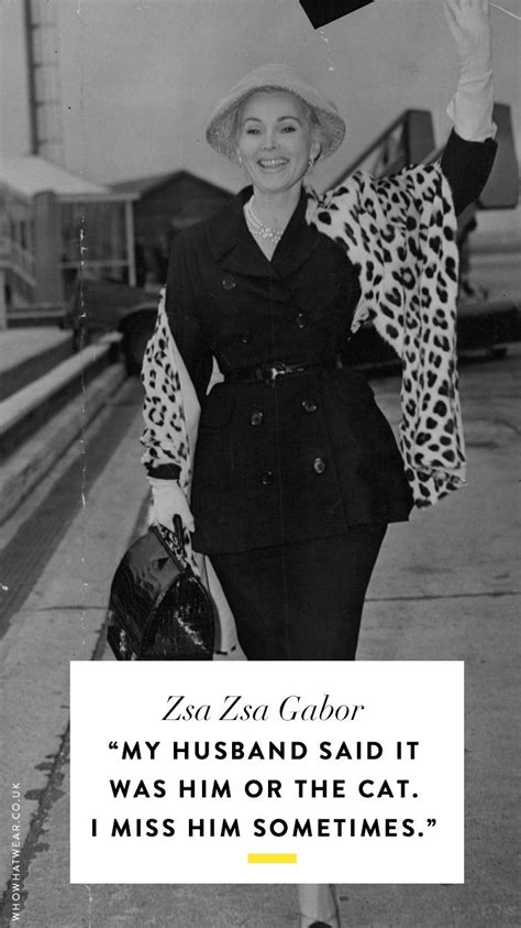 The Best Zsa Zsa Gabor Quotes of All Time | Who What Wear