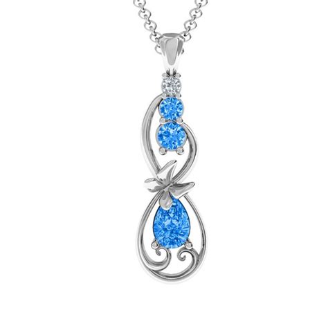 Ornate Butterfly Infinity Pendant Jewlr, Infinity Pendant, Birthstone Necklace, Sweet 16, Unique ...