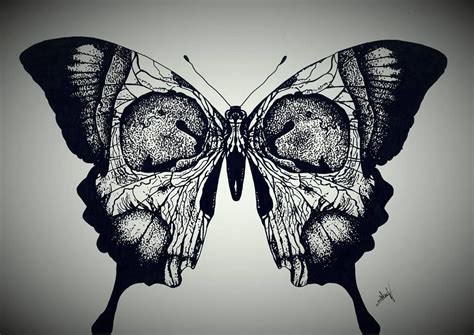 Discover 70+ dead butterfly tattoo - in.cdgdbentre