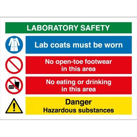 Laboratory Safety Sign - from Key Signs UK