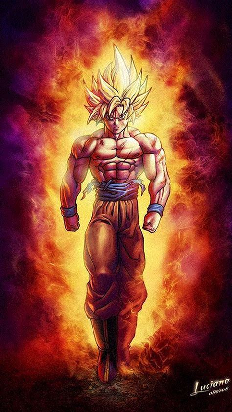 Best Goku Super Saiyan Wallpaper iPhone | 2021 3D iPhone Wallpaper