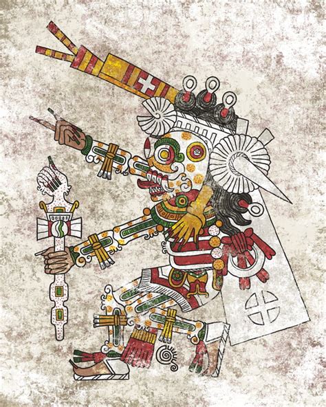 Mictlantecuhtli CDX Art Print on Storenvy