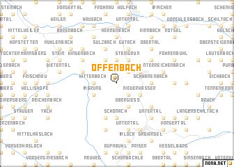 Offenbach (Germany) map - nona.net