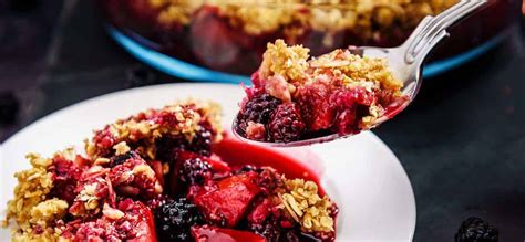 Vegan Apple & Blackberry Crumble - Especially Vegan