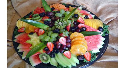 How To Make A Fruit Platter Display - YouTube