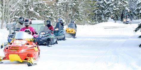 Snowmobiler's Dream in Sault Ste. Marie Michigan