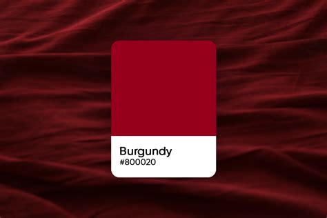 Burgundy Color