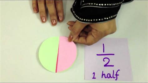 Fractions Part 2 - Grade 1 2 3 Mathematics - 1/4 One Quarter - 1/3 One ...