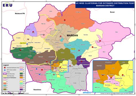 Pakistan: Mardan District - UC Wise Clustering for Extended Distribution Point (as of 28 May ...