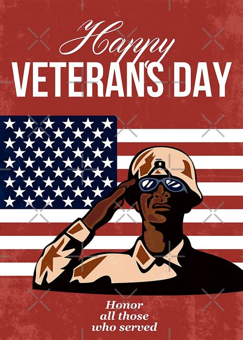 "Veterans Day Greeting Card American" by patrimonio | Redbubble