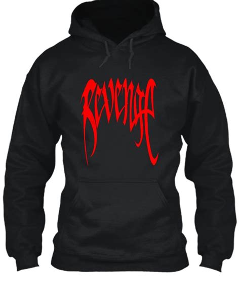 Xxxtentacion revenge hoodie in black