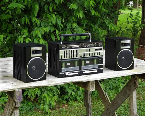 Vintage Fisher Boombox, PH463 Stereo, Black AM/FM Radio, Detachable ...