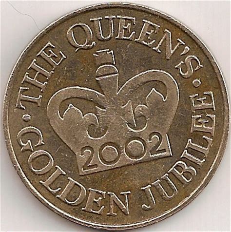 Queen Elizabeth Brass Golden Jubilee Coin – Numista