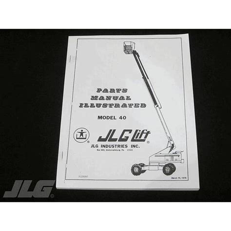 Intella Liftparts: JLG 3120097 MANUAL 40F ILLUSTRATED PARTS