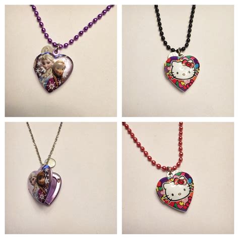 Little Girl's Locket Necklace Kitty Locket Frozen