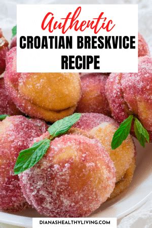 HOW TO MAKE CROATIAN BRESKVICE COOKIES | Diana's Healthy Living