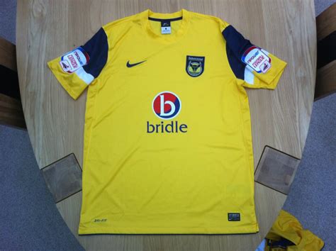 Oxford United 2011-12 Home Kit