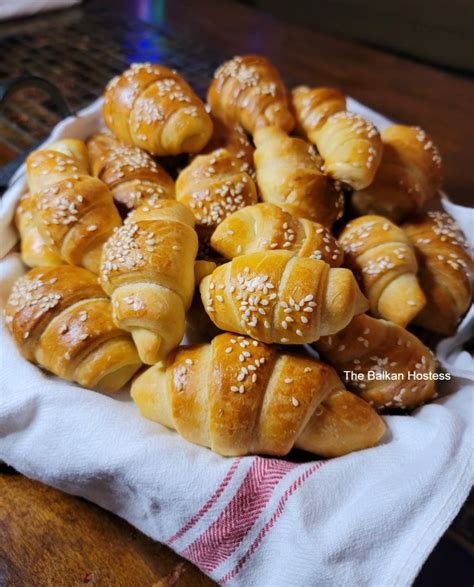 Kiflice Sa Sirom/ Feta Cheese Crescent Rolls - The Balkan Hostess