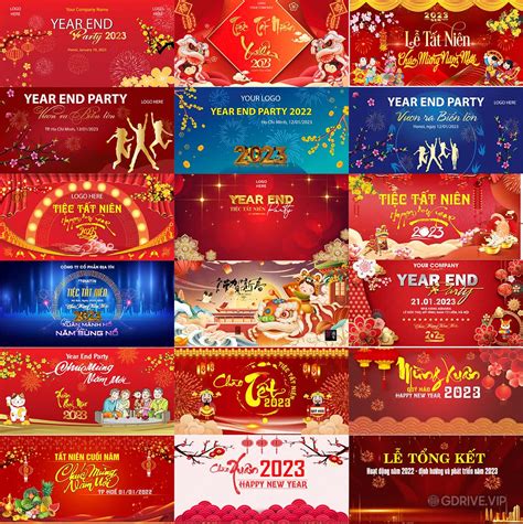 Tải Backdrop Tất Niên 2023 - Phông Bạt, 109+ Mẫu Phông Nền Sân Khấu Tết 2023 - GDrive VIP ...