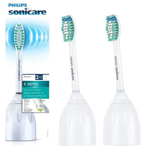 Philips Sonicare E-Series replacement toothbrush heads, HX7022/64, 2-pk ...