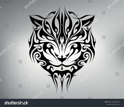 Sketch Tribal Tiger Tattoo Vector Drawing Stock Vector (Royalty Free) 2227682077 | Shutterstock